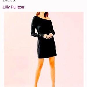 Lilly cowelneck black starch cotton dress